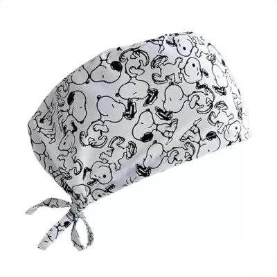 Touca Feminina Masculina Peanuts Snoopy Branco