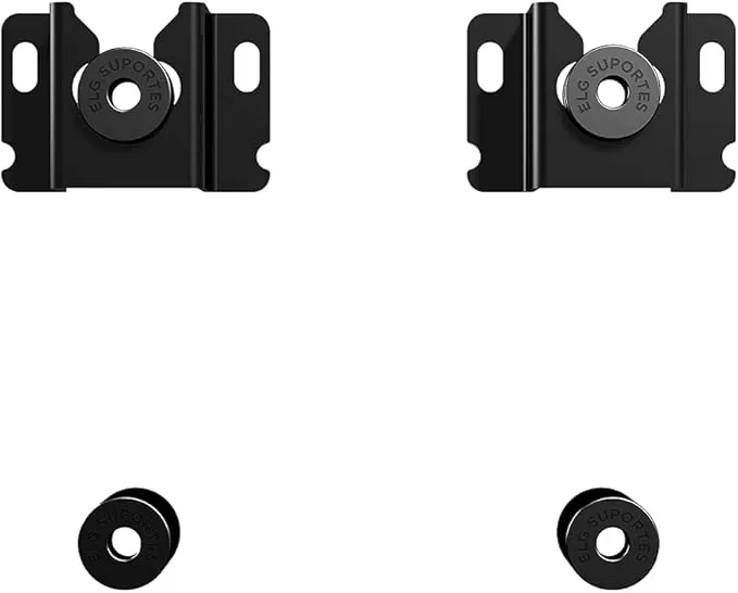 ELG, GENIUS, Suporte Fixo Universal de Parede Para TVs de 14 a 100, Capacidade até 100 kg, Padrão VESA de 75x75 a 800x400mm, Preto