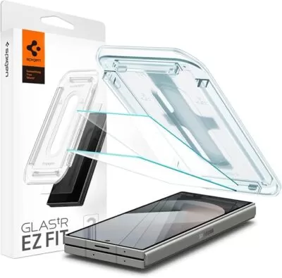 Spigen Protetor de tela de vidro temperado [GlasTR EZ FIT] projetado para Galaxy Z Fold 6 [2 unidades]